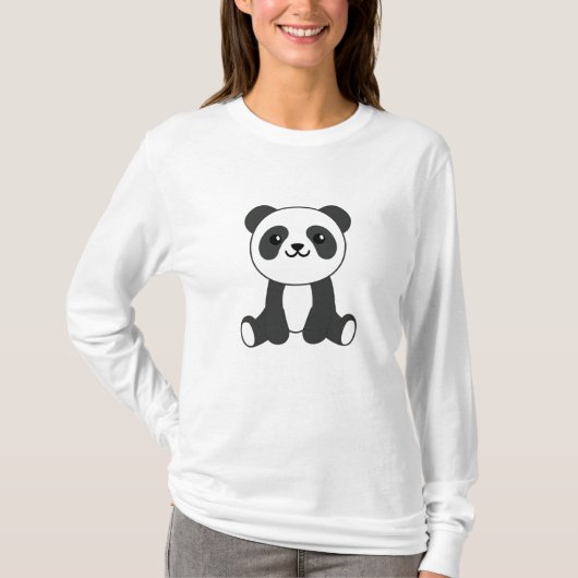 Panda Niedlicher Tiere Kids Baby Bear Pandas T-Shirt (Vorderseite)