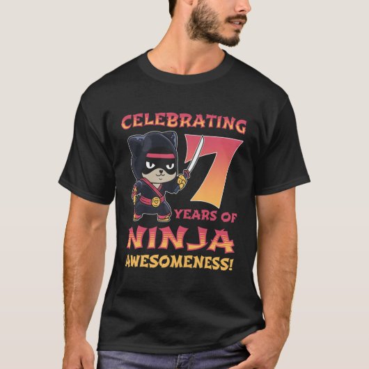 Panda Ninja I M 7 Seven Ninja 7Nd T-Shirt (Vorderseite)