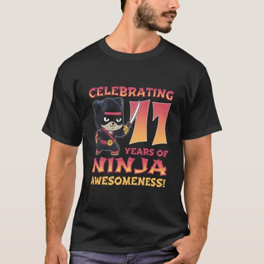Panda Ninja ICH BIN 1 Elf Ninja 1Nd T-Shirt (Vorderseite)
