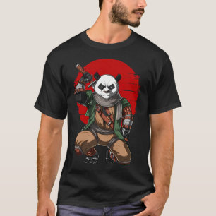 Panda Ninja Samurai T-Shirt