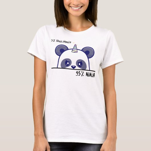 Panda Ninja T-Shirt (Vorderseite)