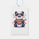 Panda Noodles Geschenkanhänger (Rückseite)