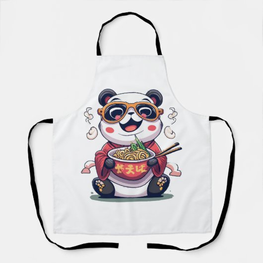 Panda Noodles Schürze (Vorderseite)