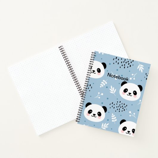 Panda-Notebook Notizblock (Innenseite)