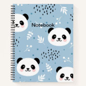Panda-Notebook Notizblock (Vorderseite)