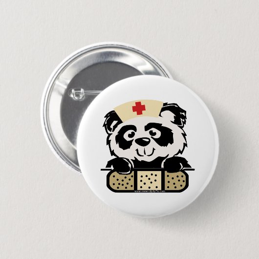 Panda Nurse Button (Vorne & Hinten)