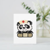 Panda Nurse Postkarte (Stehend Vorderseite)