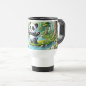 Panda of Luck Travel Mug 1 Reisebecher (VorderseiteRechts)