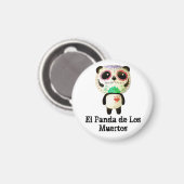 Panda of The Day of The Dead Magnet (Vorderseite/Rückseite)
