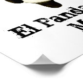 Panda of The Day of The Dead Poster (Ecke)