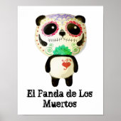 Panda of The Day of The Dead Poster (Vorne)
