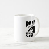 Panda of the Sea Funny Mug Kaffeetasse (VorderseiteRechts)