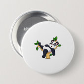 Panda on Tree Button (Vorne & Hinten)
