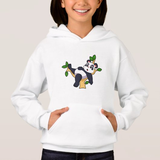 Panda on Tree Hoodie (Vorderseite)