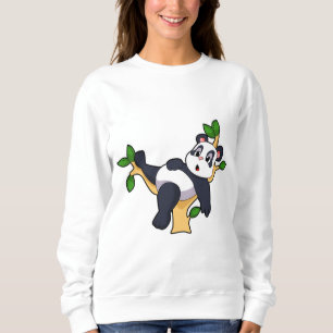 Panda on Tree Sweatshirt
