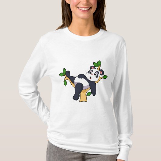 Panda on Tree T-Shirt (Vorderseite)