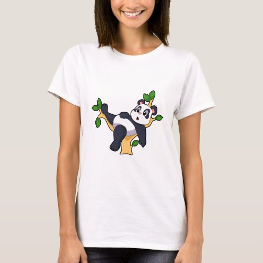 Panda on Tree T-Shirt (Vorderseite)