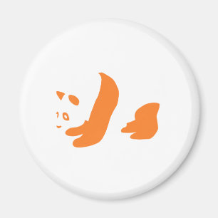 Panda (Orange) Magnet