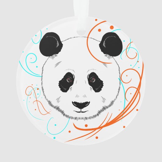 Panda Ornament (Rückseite)