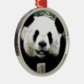 Panda Ornament Aus Metall (Rechts)