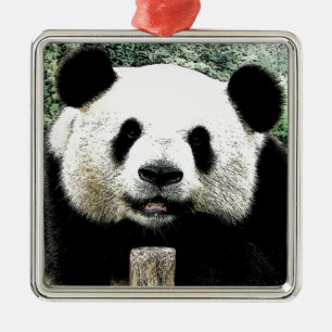 Panda Ornament Aus Metall