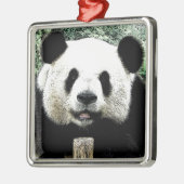 Panda Ornament Aus Metall (Links)