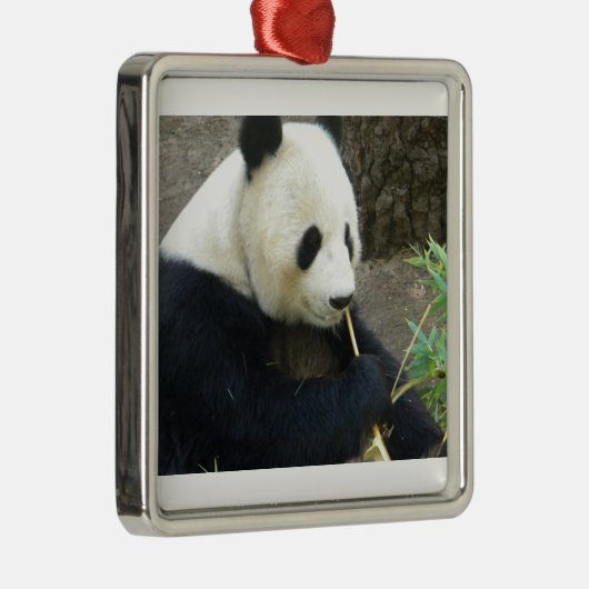 Panda Ornament Aus Metall (Rechts)