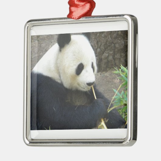 Panda Ornament Aus Metall (Links)