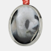 Panda Ornament Aus Metall (Links)