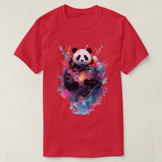 Panda Paint T-Shirt (Design vorne)
