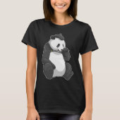Panda Painter Paint-Pinsel T-Shirt (Vorderseite)