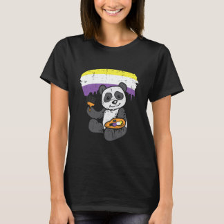 Panda Painting Animal Lgbtq Nonbinary T-Shirt