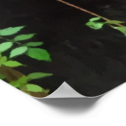 Panda Painting Poster (Ecke)