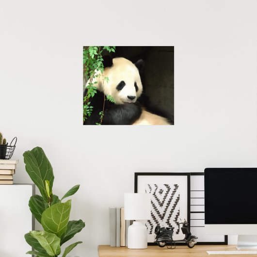 Panda Painting Poster (Heimbüro)