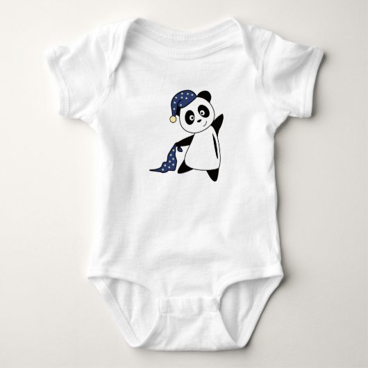 Panda Panda Bear Sleepyhead Bear Baby Strampler (Vorderseite)