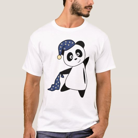Panda Panda Bear Sleepyhead Bear T-Shirt (Vorderseite)