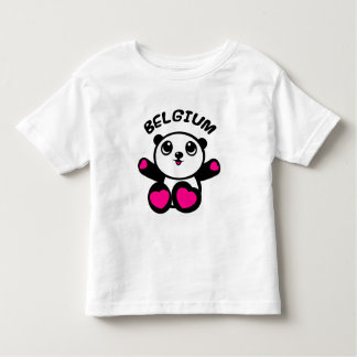 Panda-Panda Belgien Kleinkind T-shirt