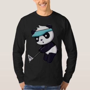 Panda Panda Golf Funny Animal Golfer Panda Bär T-Shirt