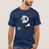 Panda Panda Golf Funny Animal Golfer Panda Bär T-Shirt (Vorderseite)