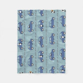 Panda Panda Pan Navy Fleecedecke (Vorderseite)