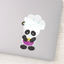 Panda, Panda, Panda mit Kuchen, Schürze