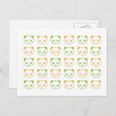 Panda Panda Panda Postkarte (Vorne/Hinten)