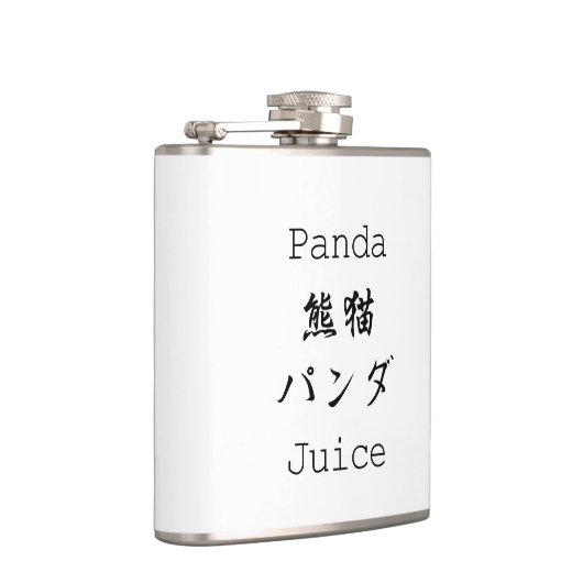 Panda-Panda-Panda-Saft-Flasche Flachmann (Rechts)