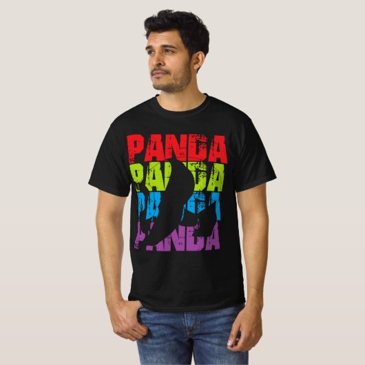 Panda Panda Panda T-Shirt (Vorne ganz)