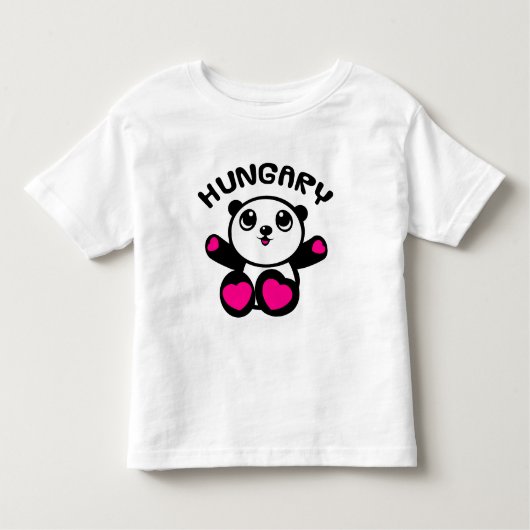 Panda-Panda Ungarn Kleinkind T-shirt (Vorderseite)