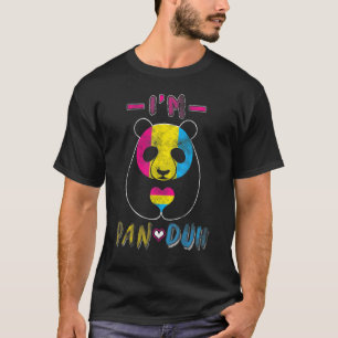 Panda Pansexual Lgbt Gay Pride Ich bin Pan Duh T-Shirt