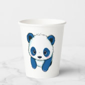 Panda Pappbecher (Vorderseite)