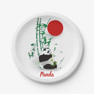 Panda pappteller