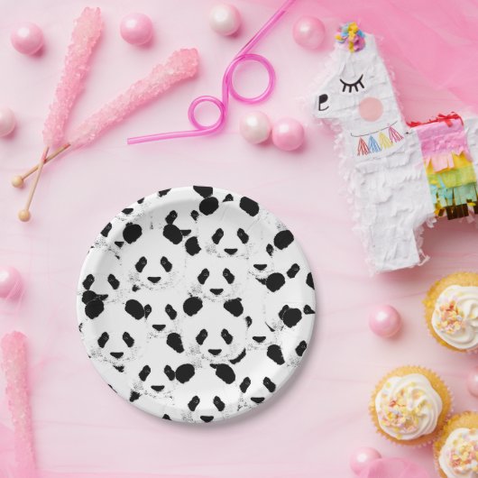 Panda Pappteller (Party)