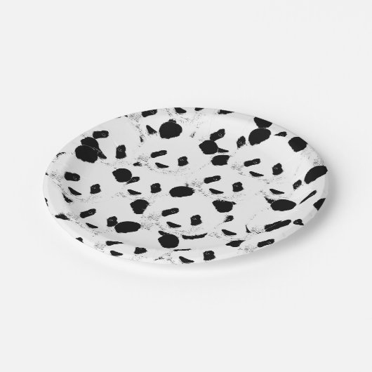 Panda Pappteller (Schrägansicht)